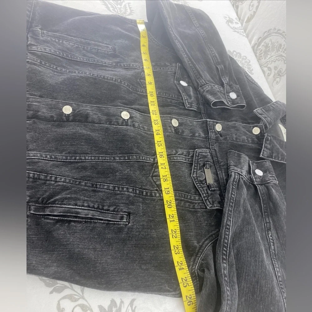 Youngla‎ Trucker Denim Jacket 5049 Black Medium